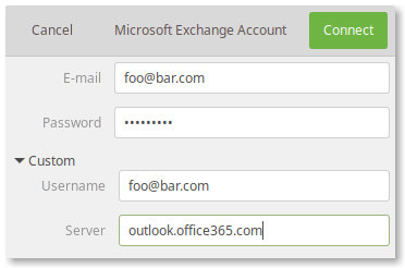Office365 login details
